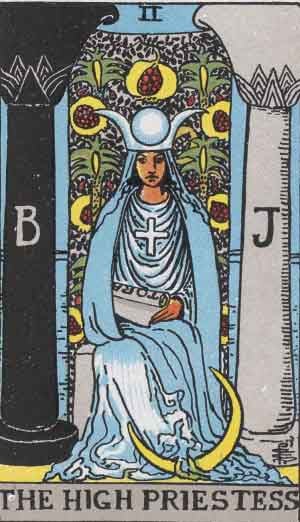 The High Priestess tarot card